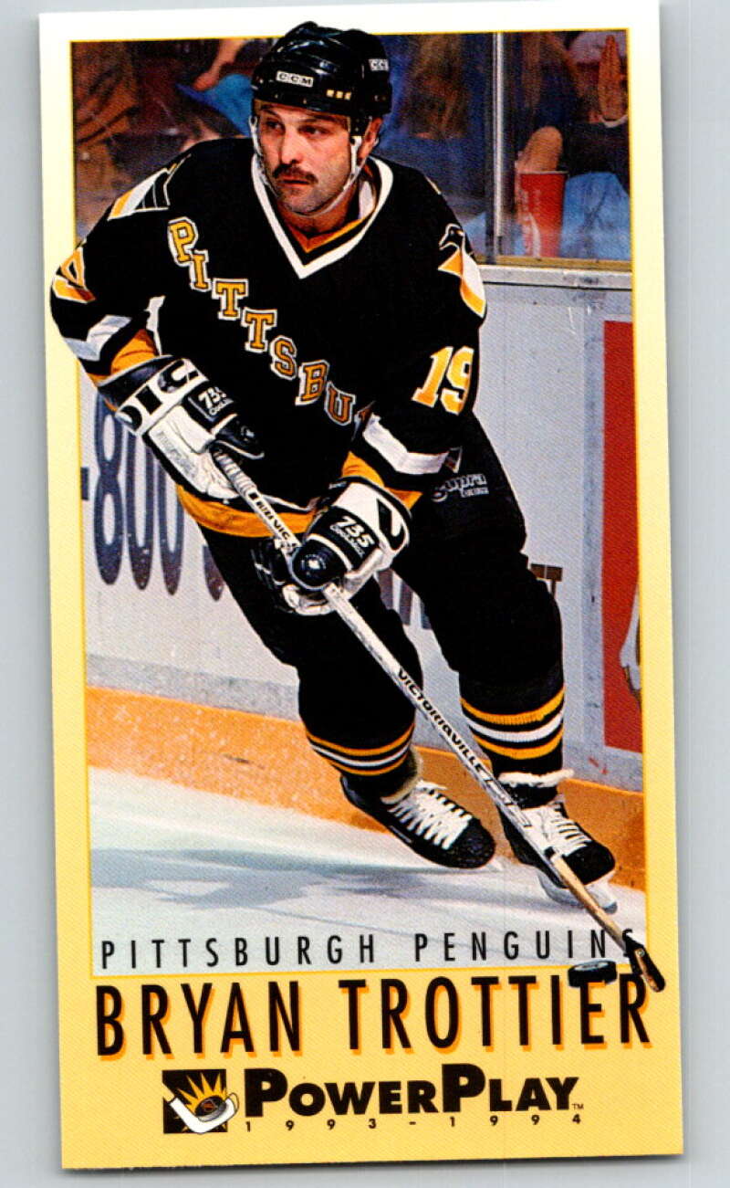1993-94 PowerPlay #416 Bryan Trottier Pittsburgh Penguins V78111 Image 1