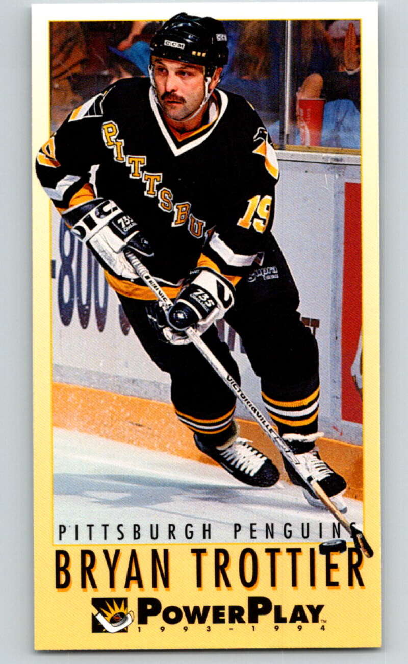 1993-94 PowerPlay #416 Bryan Trottier Pittsburgh Penguins V78112 Image 1