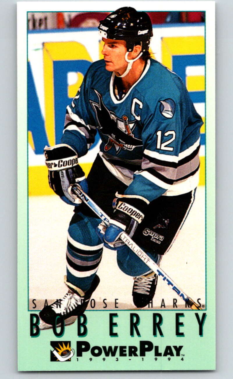 1993-94 PowerPlay #435 Bob Errey San Jose Sharks V78127 Image 1