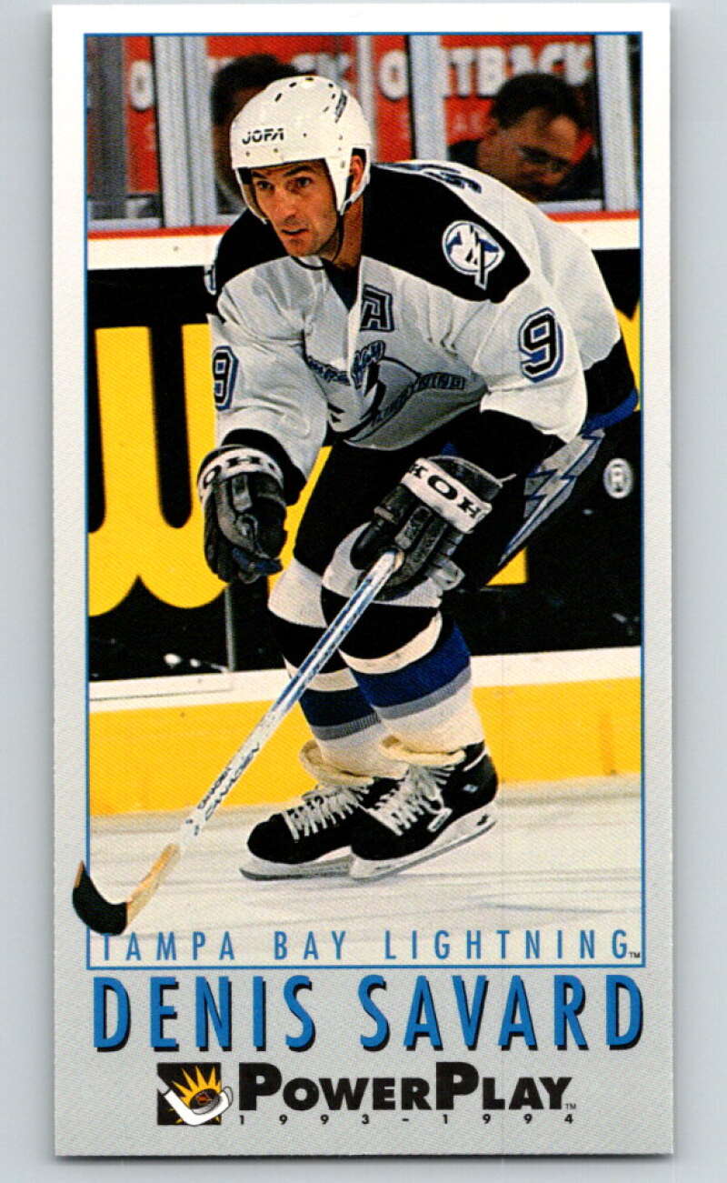 1993-94 PowerPlay #447 Denis Savard Tampa Bay Lightning V78140 Image 1
