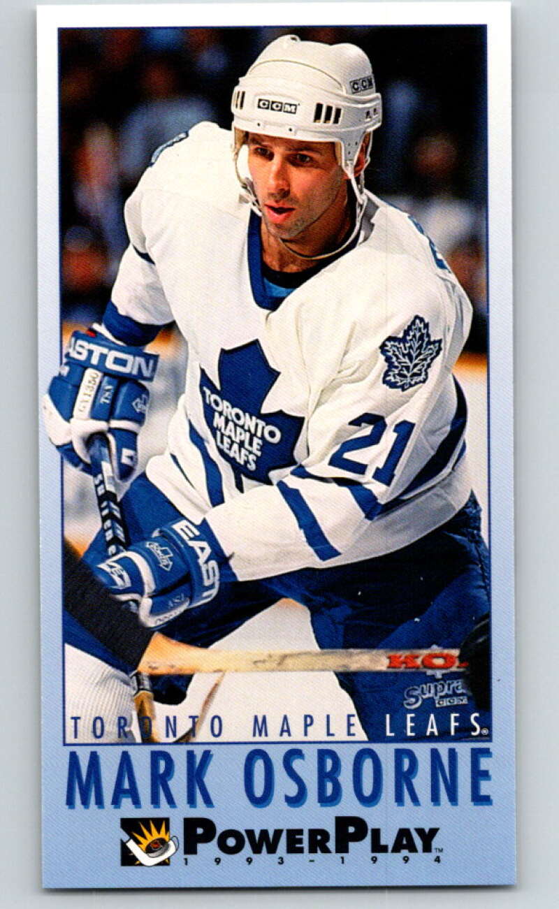 1993-94 PowerPlay #452 Mark Osborne Toronto Maple Leafs V78145 Image 1