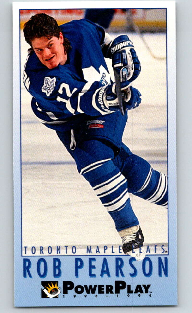 1993-94 PowerPlay #453 Rob Pearson Toronto Maple Leafs V78146 Image 1