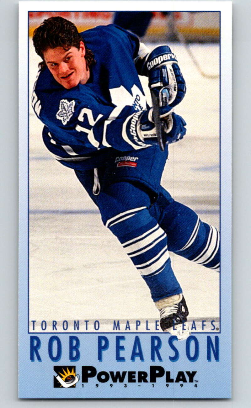 1993-94 PowerPlay #453 Rob Pearson Toronto Maple Leafs V78147 Image 1