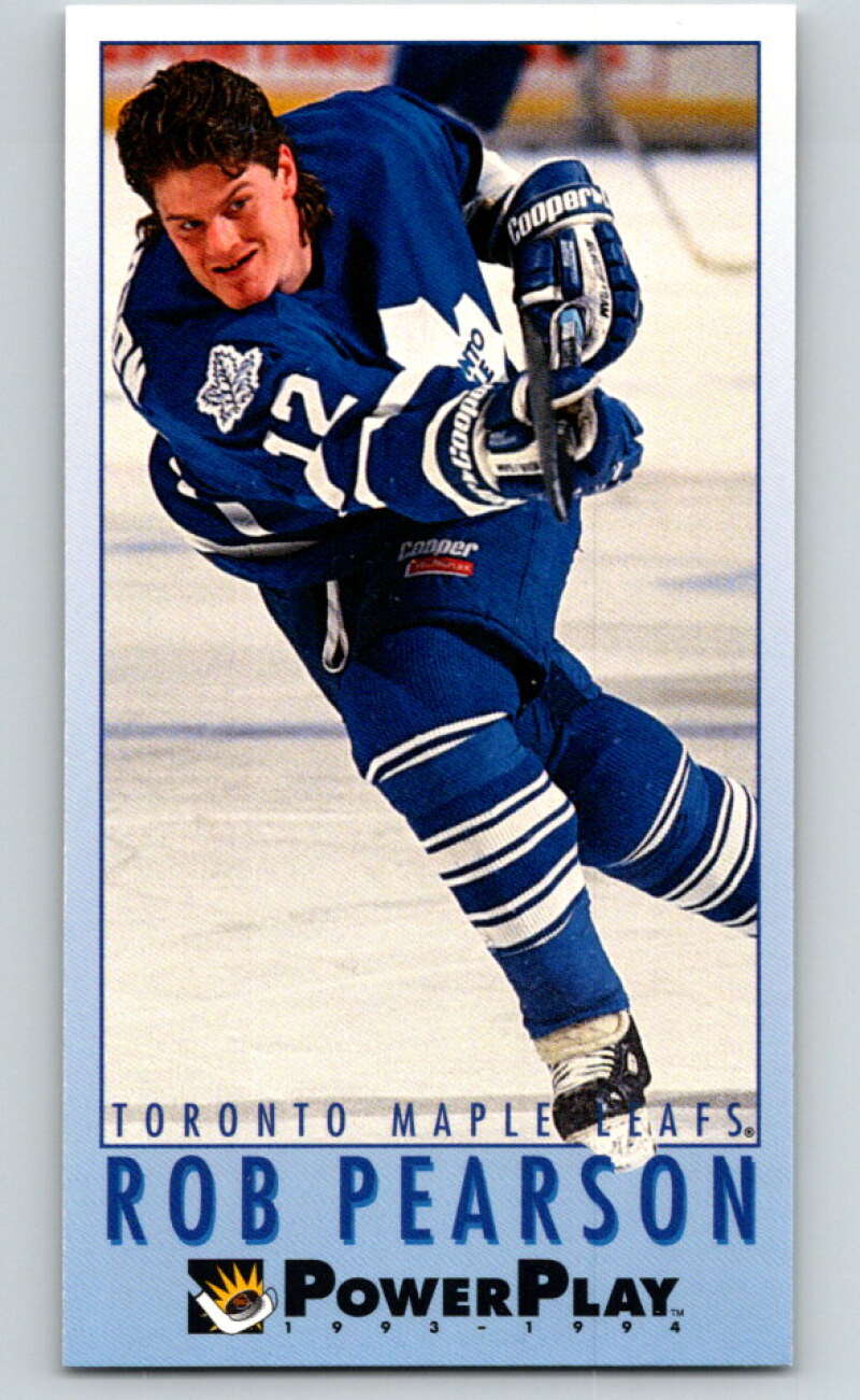 1993-94 PowerPlay #453 Rob Pearson Toronto Maple Leafs V78148 Image 1