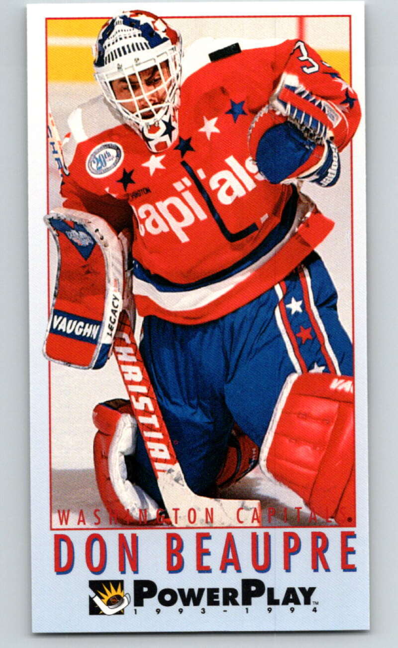 1993-94 PowerPlay #463 Don Beaupre Washington Capitals V78161 Image 1