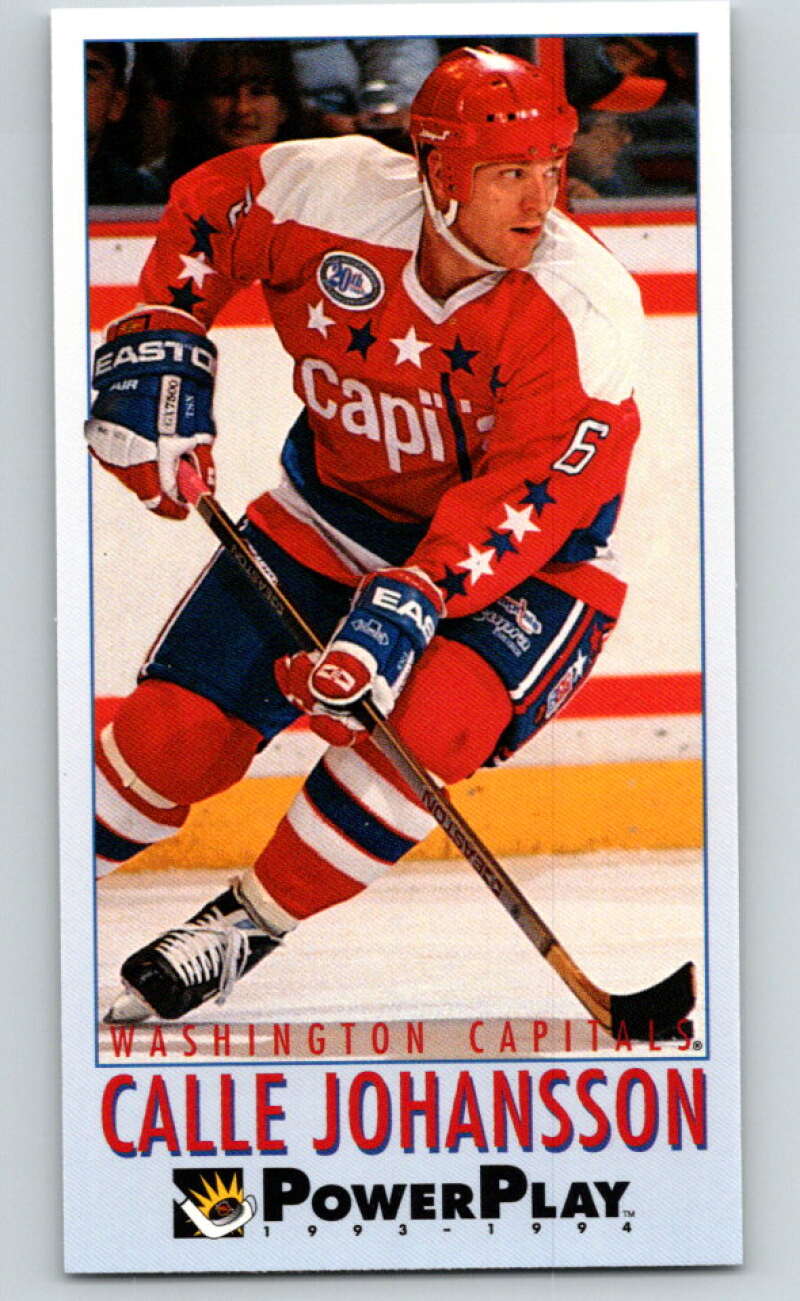 1993-94 PowerPlay #465 Calle Johansson Washington Capitals V78162 Image 1