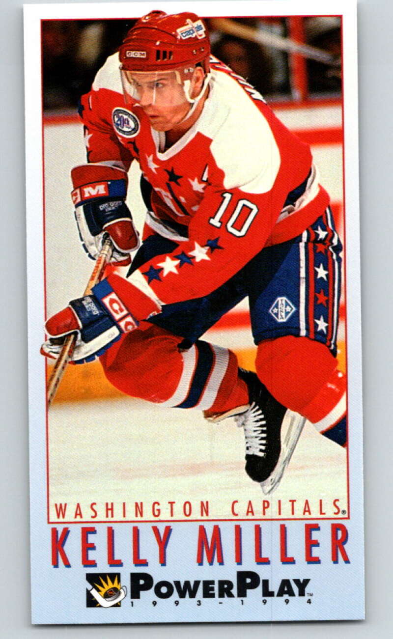 1993-94 PowerPlay #468 Kelly Miller Washington Capitals V78164 Image 1