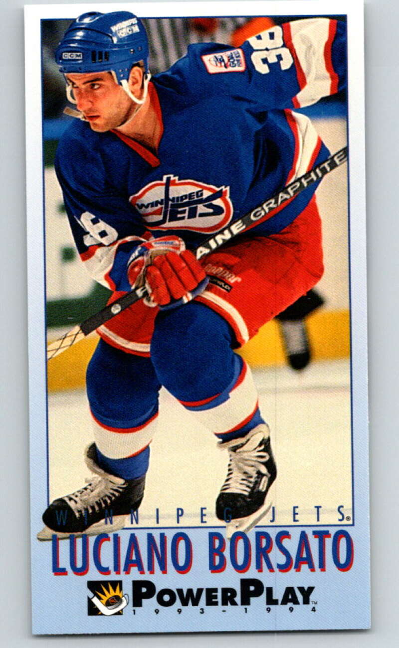 1993-94 PowerPlay #471 Luciano Borsato Winnipeg Jets V78166 Image 1