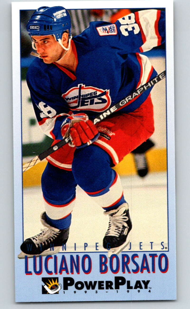 1993-94 PowerPlay #471 Luciano Borsato Winnipeg Jets V78167 Image 1