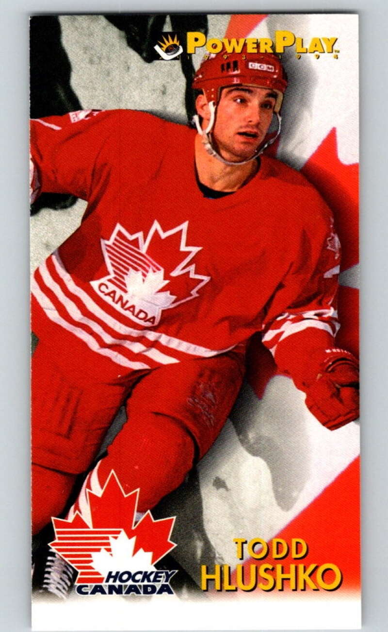 1993-94 PowerPlay #483 Todd Hlushko RC Rookie Philadelphia Flyers V78179 Image 1