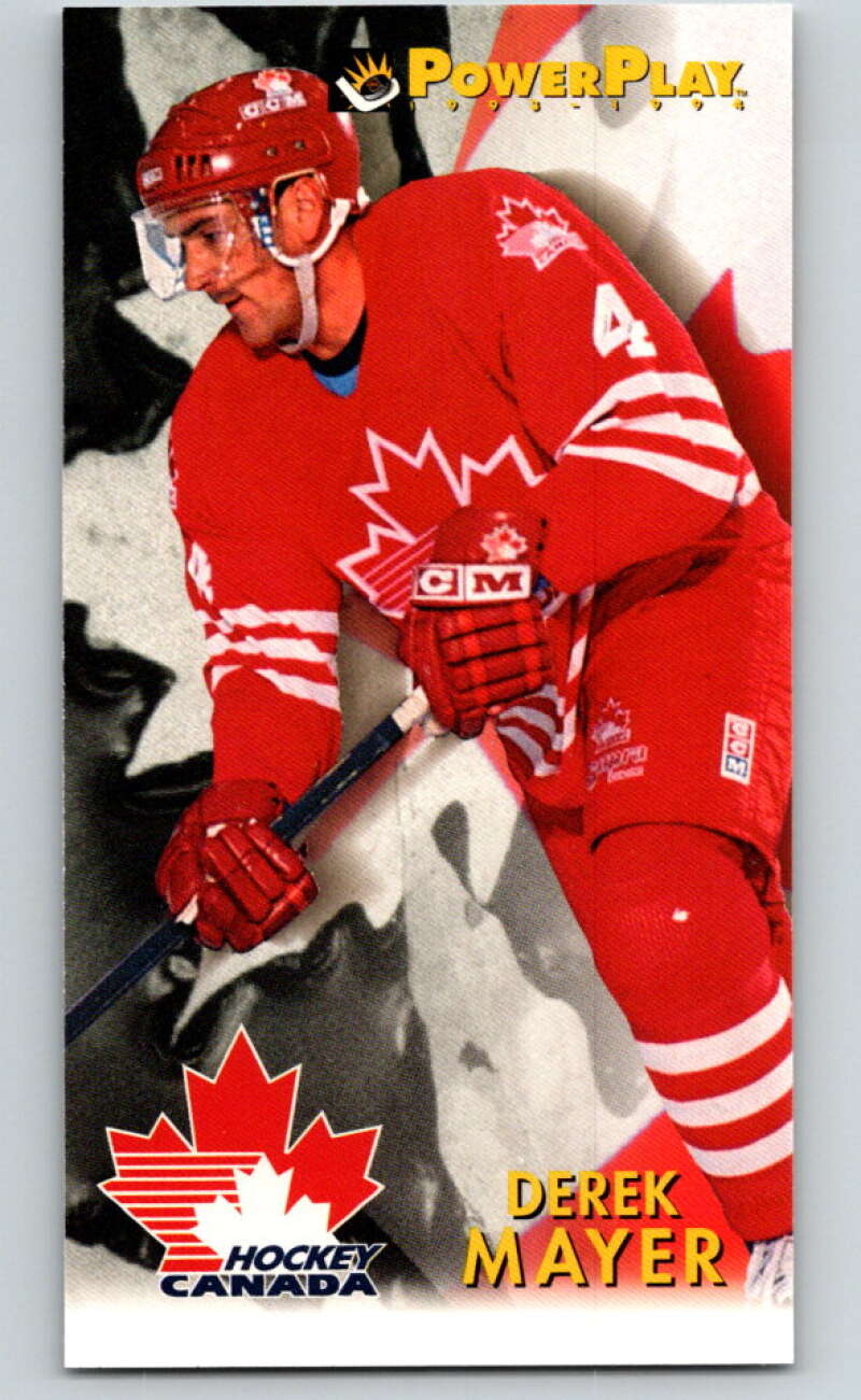 1993-94 PowerPlay #489 Derek Mayer RC Rookie Ottawa Senators V78184 Image 1