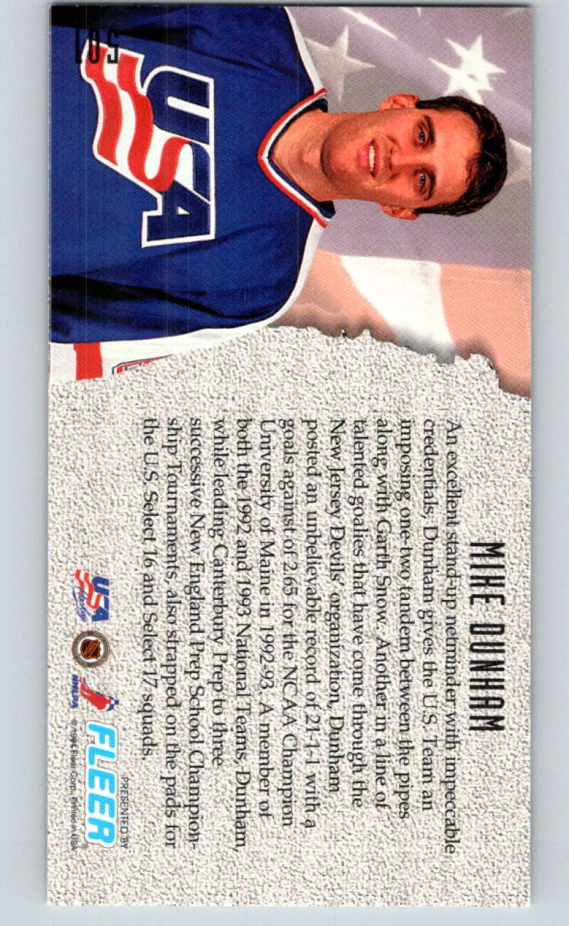 1993-94 PowerPlay #501 Mike Dunham V78197 Image 2