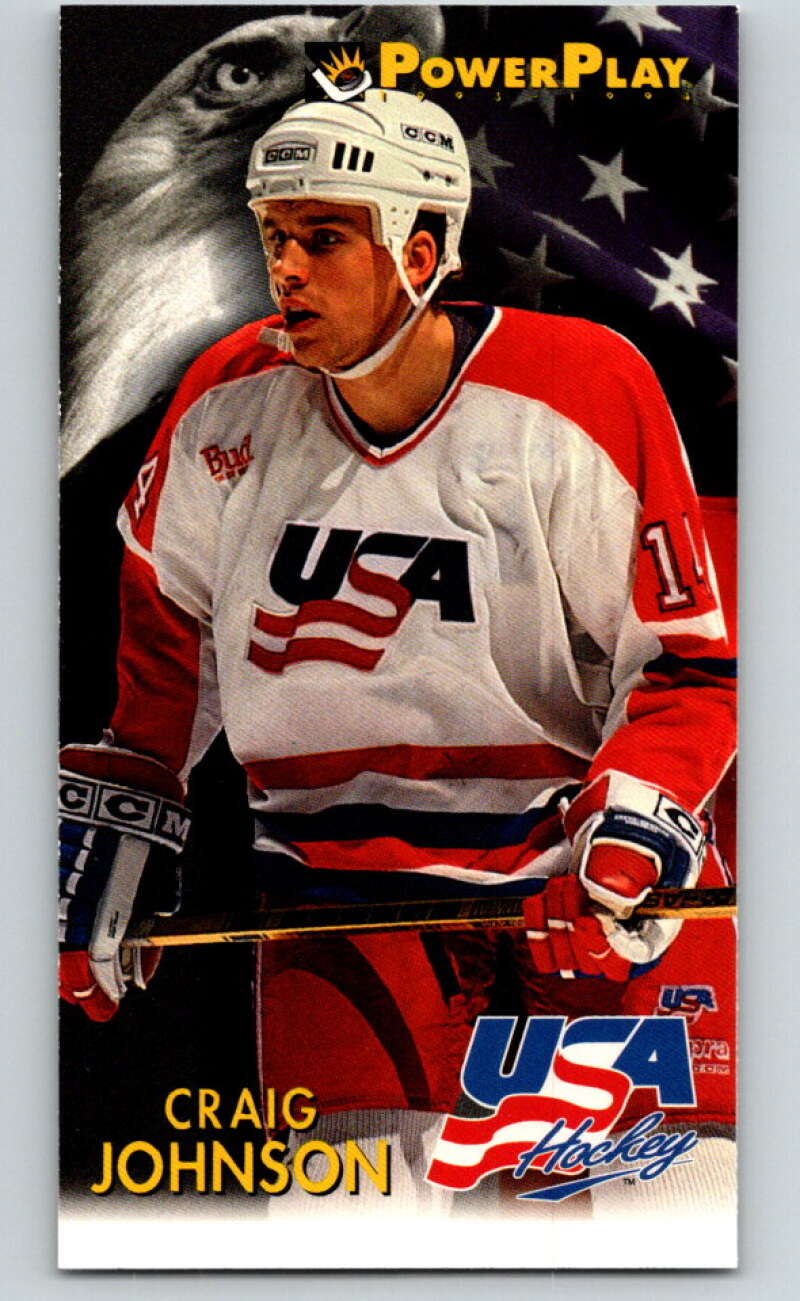 1993-94 PowerPlay #507 Craig Johnson RC Rookie V78201 Image 1