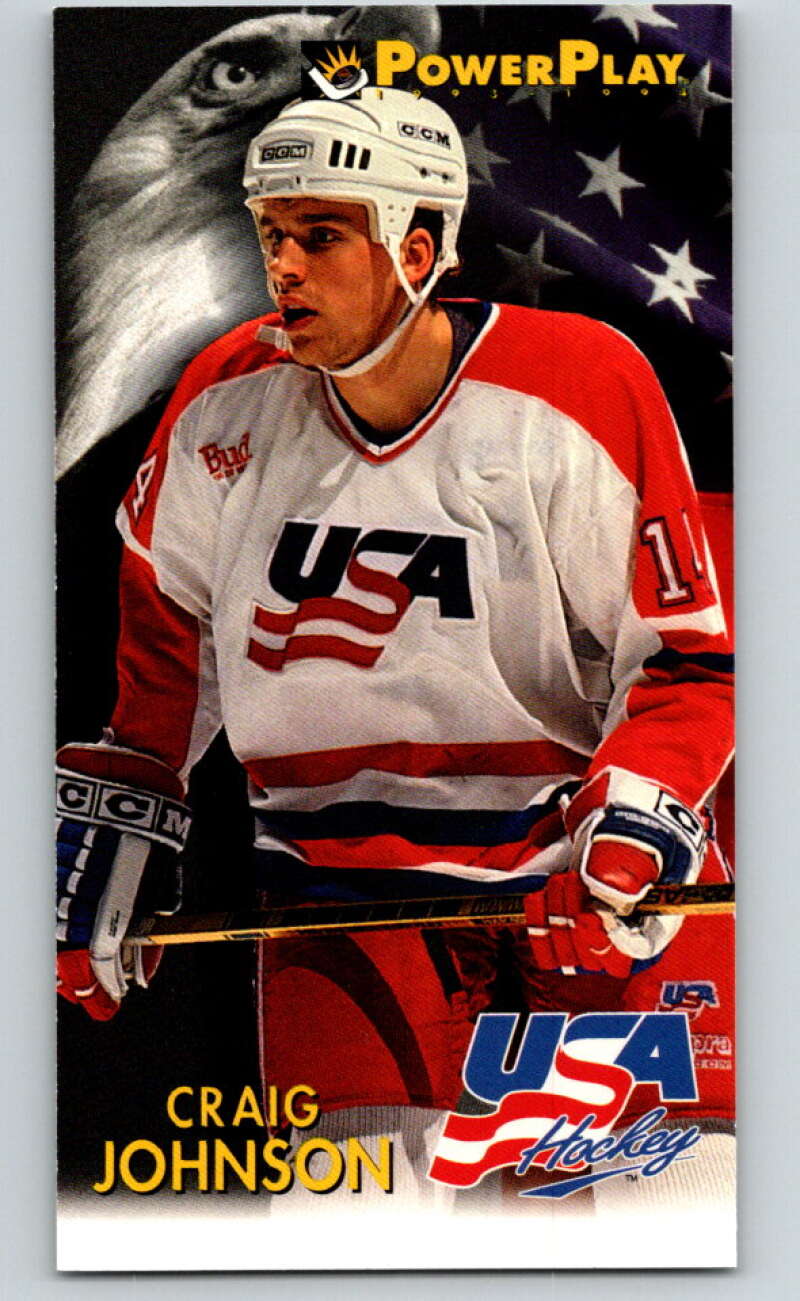 1993-94 PowerPlay #507 Craig Johnson RC Rookie V78202 Image 1
