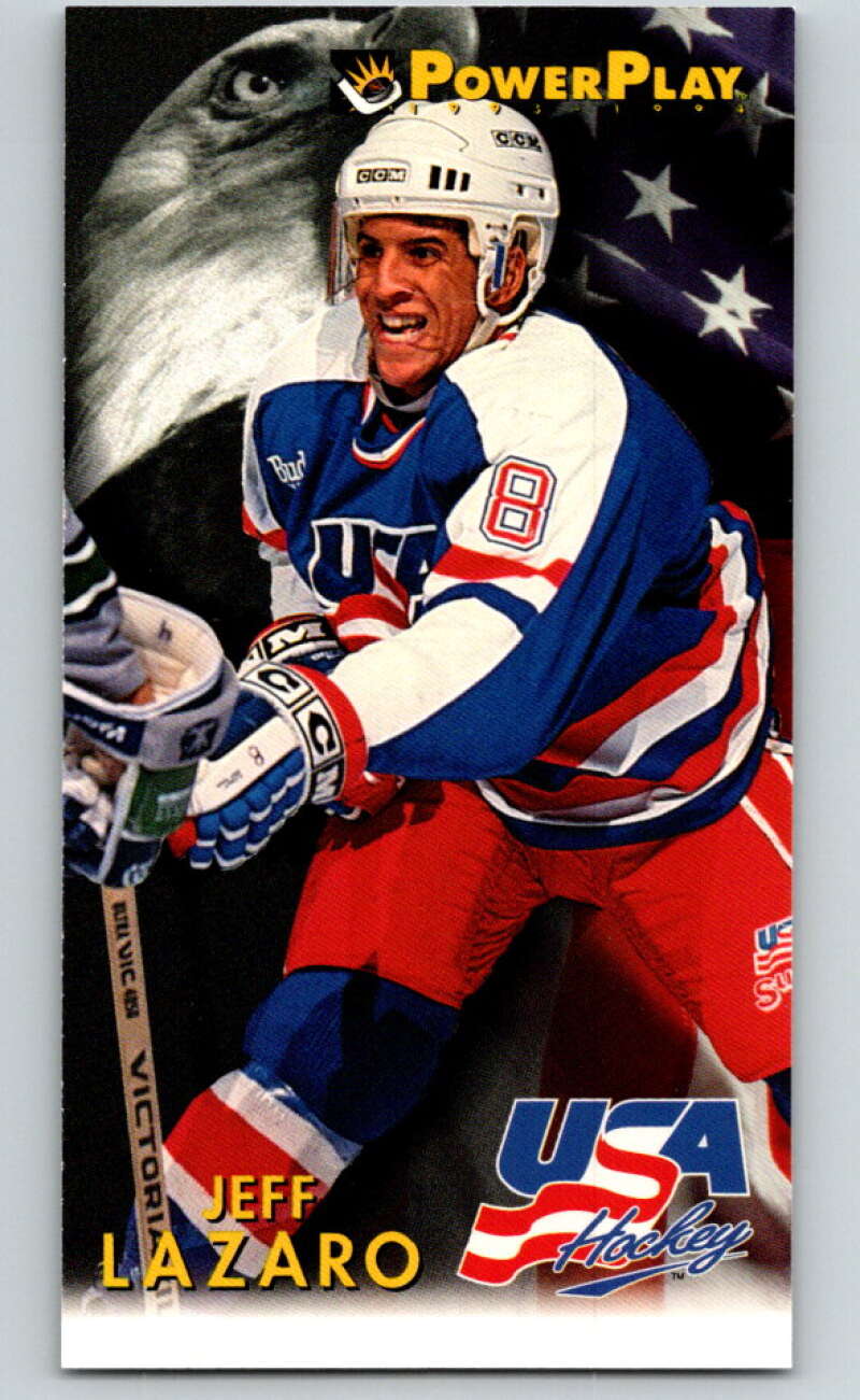 1993-94 PowerPlay #509 Jeff Lazaro V78203 Image 1