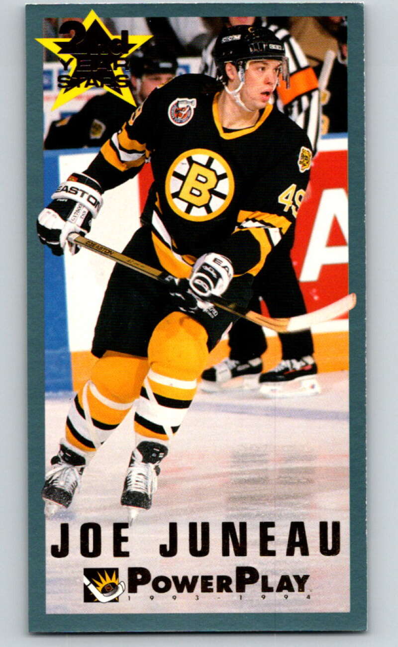 1993-94 PowerPlay 2nd Year Stars #2 Joe Juneau V78219 Image 1