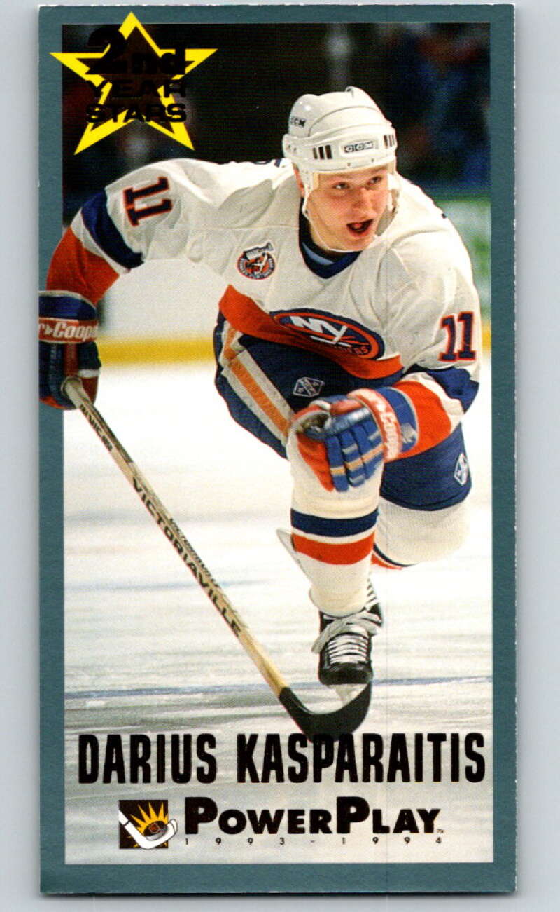 1993-94 PowerPlay 2nd Year #3 Darius Kasparaitis V78221 Image 1
