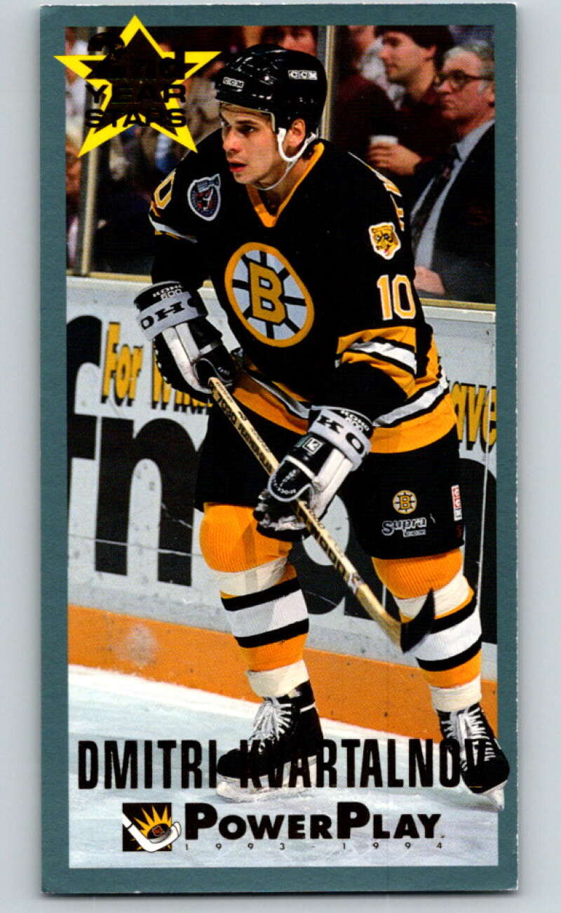 1993-94 PowerPlay 2nd Year Stars #4 Dmitri Kvartalnov V78224 Image 1