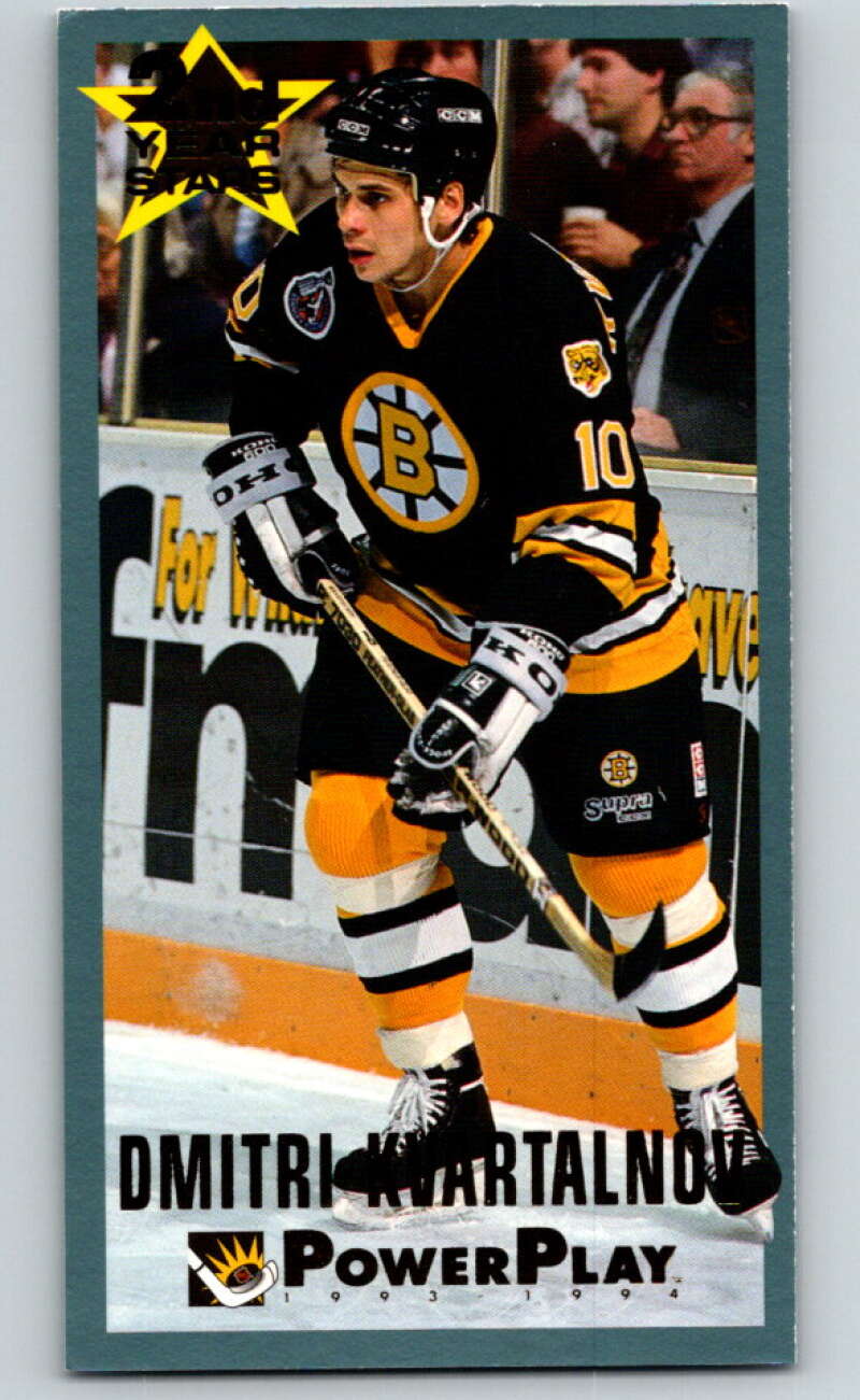 1993-94 PowerPlay 2nd Year Stars #4 Dmitri Kvartalnov V78225 Image 1