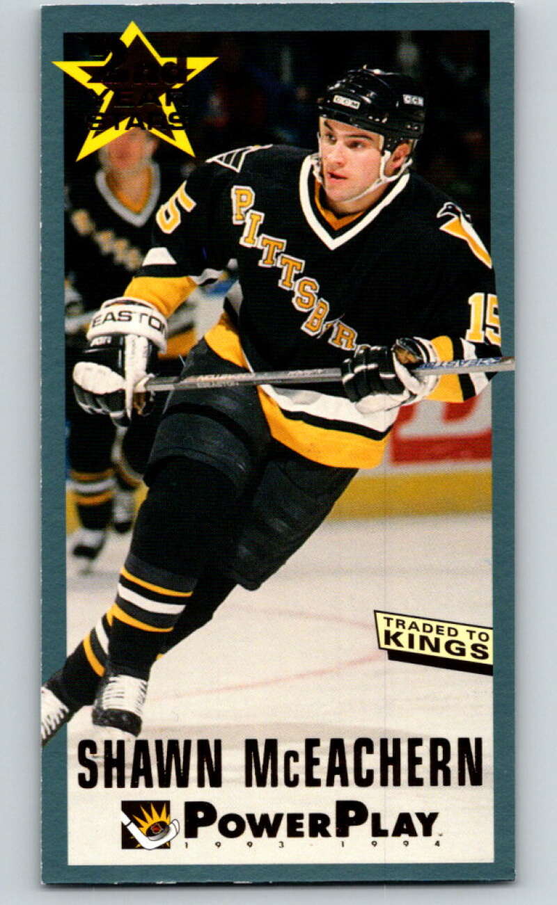 1993-94 PowerPlay 2nd Year Stars #7 Shawn McEachern V78230 Image 1
