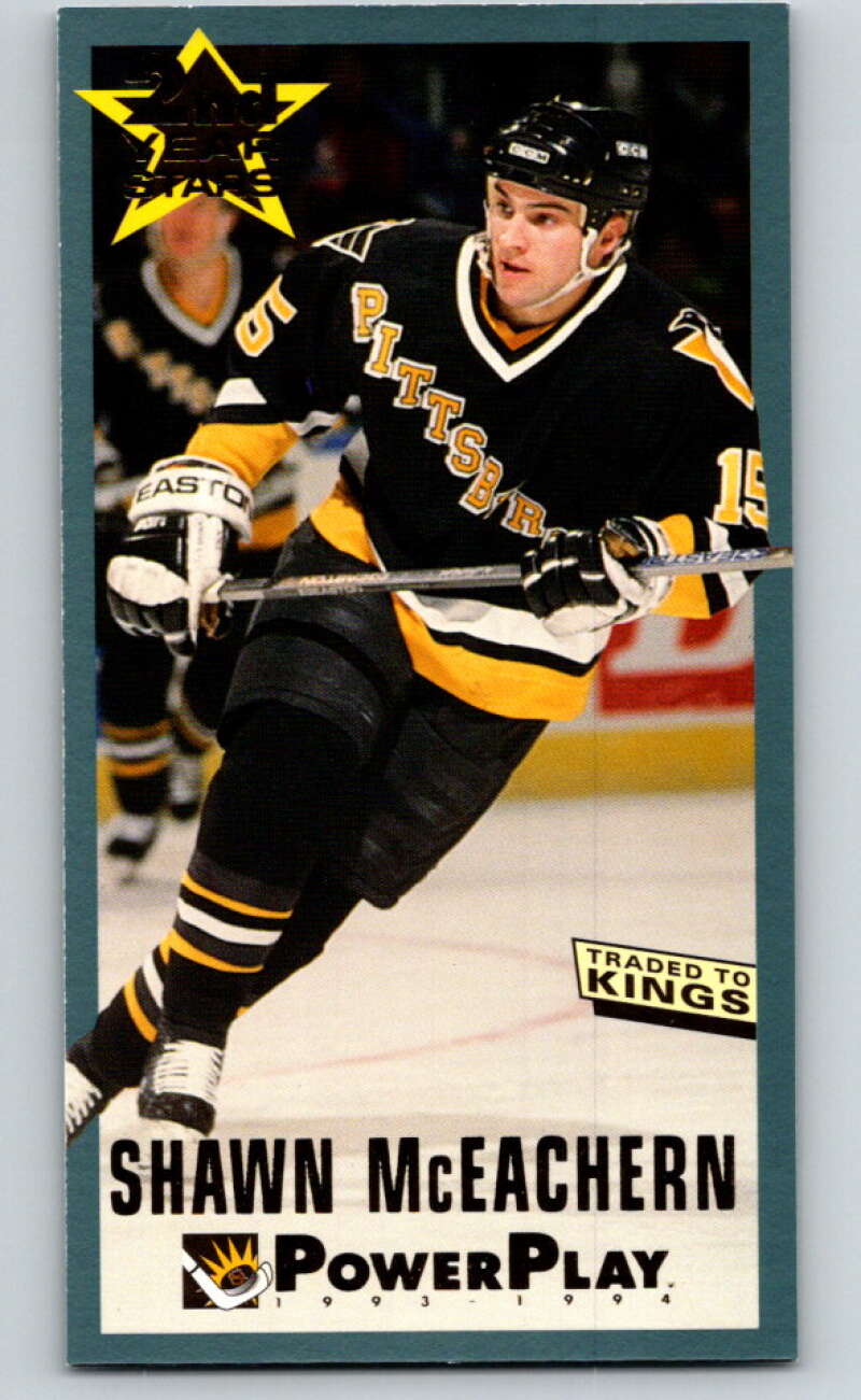 1993-94 PowerPlay 2nd Year Stars #7 Shawn McEachern V78232 Image 1