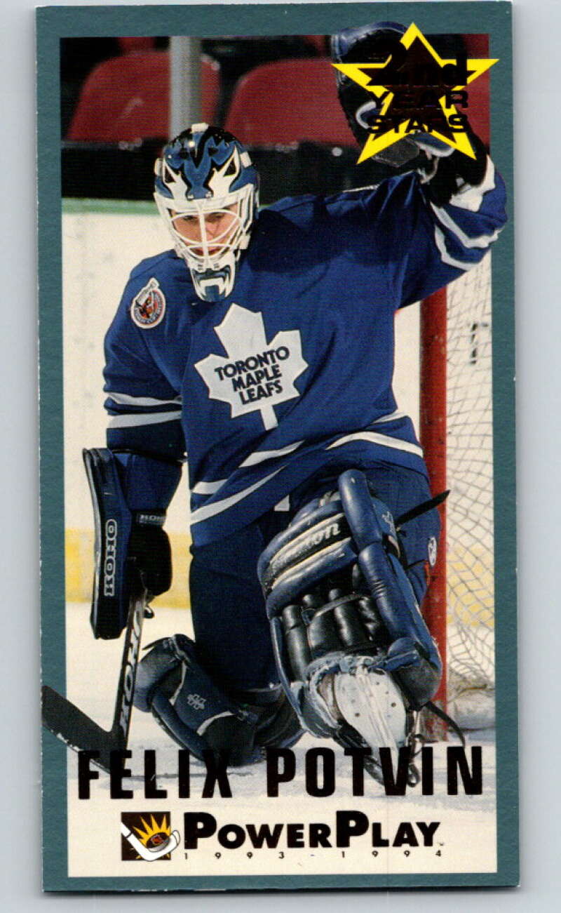 1993-94 PowerPlay 2nd Year Stars #8 Felix Potvin V78233 Image 1