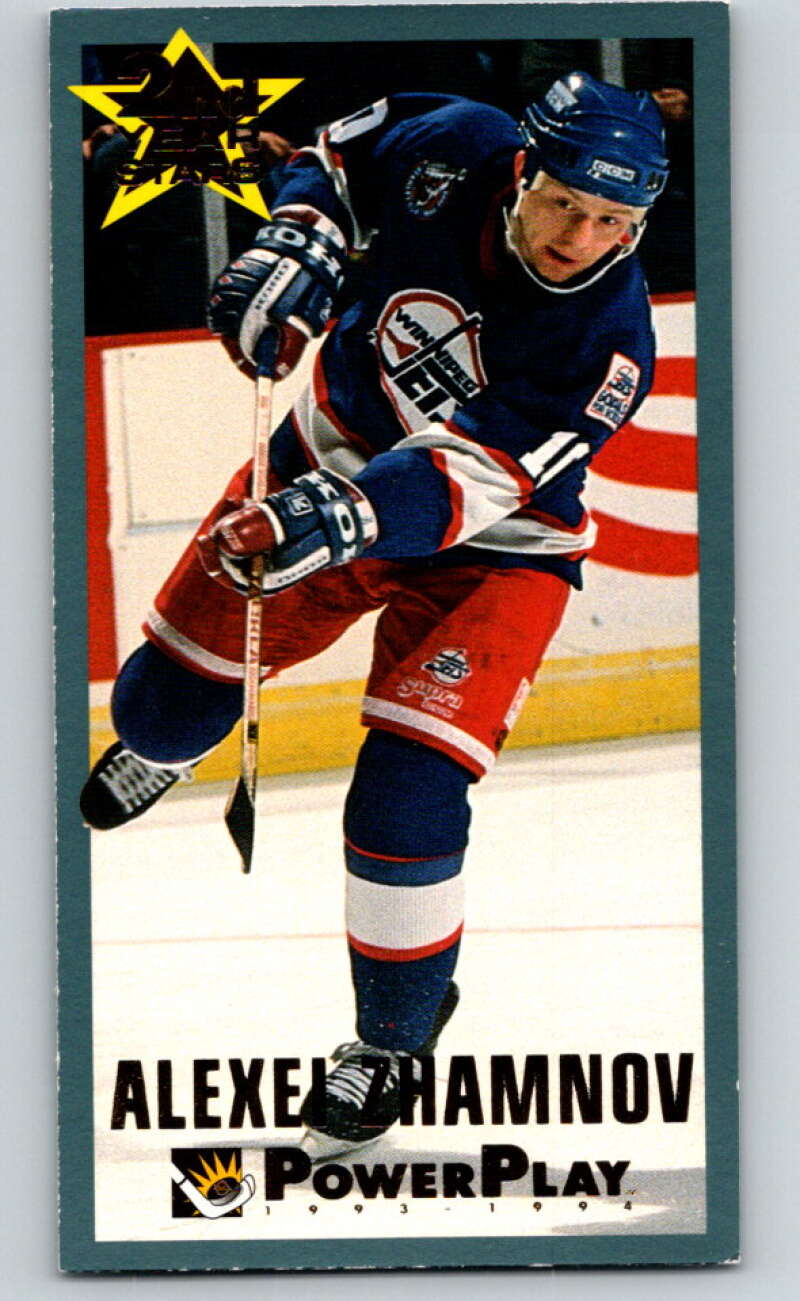 1993-94 PowerPlay 2nd Year Stars #12 Alexei Zhamnov V78241 Image 1