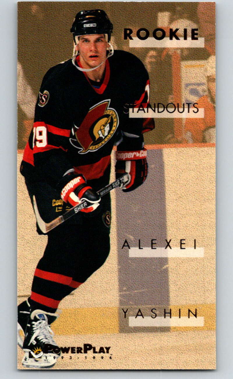 1993-94 PowerPlay Rookie Standouts #16 Alexei Yashin V78259 Image 1