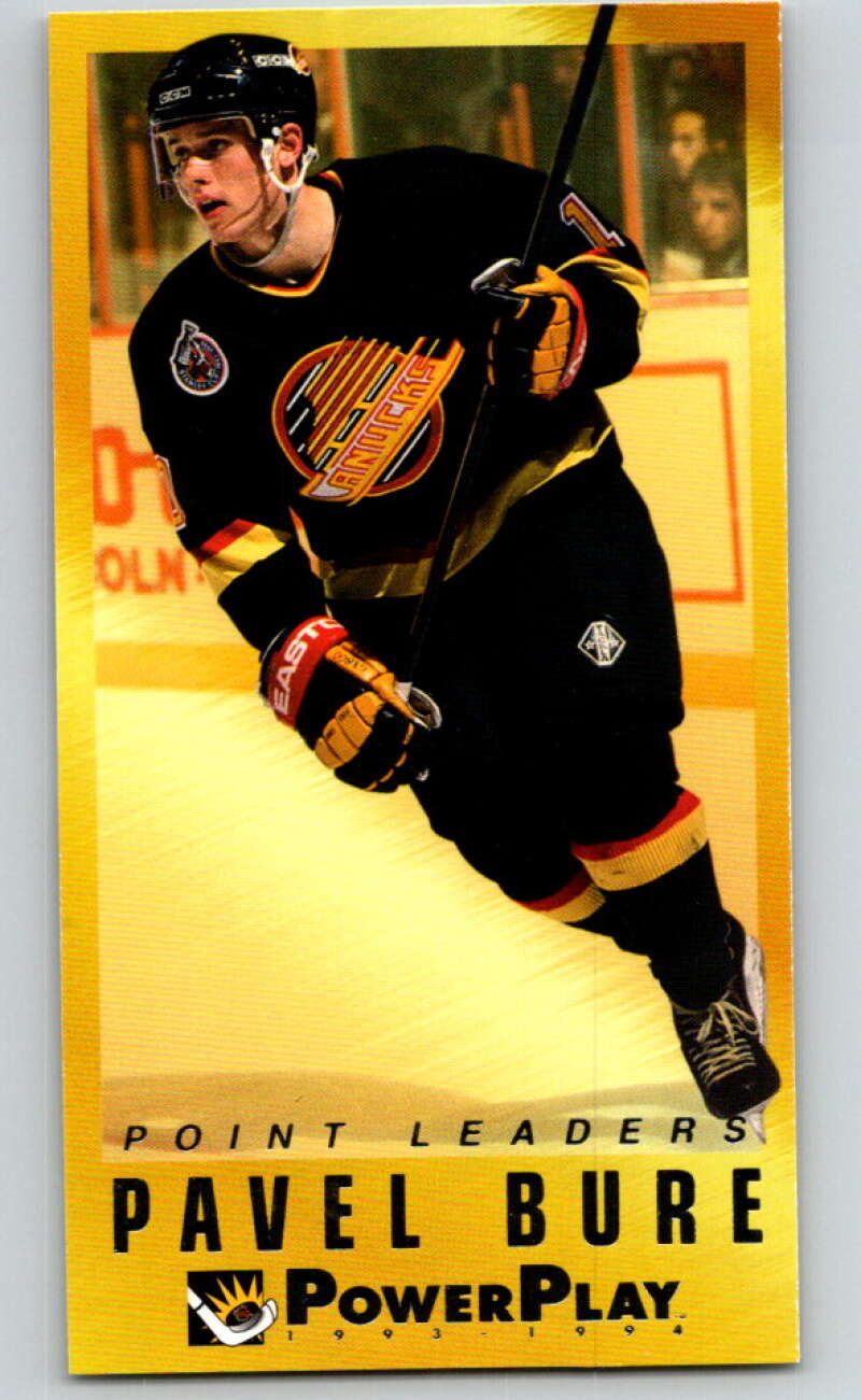 1993-94 PowerPlay Point Leaders #1 Pavel Bure V78264 Image 1