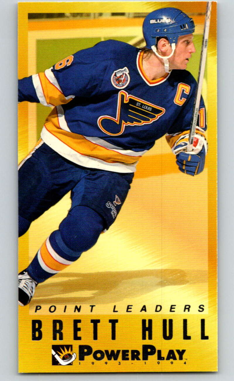 1993-94 PowerPlay Point Leaders #4 Brett Hull V78267 Image 1