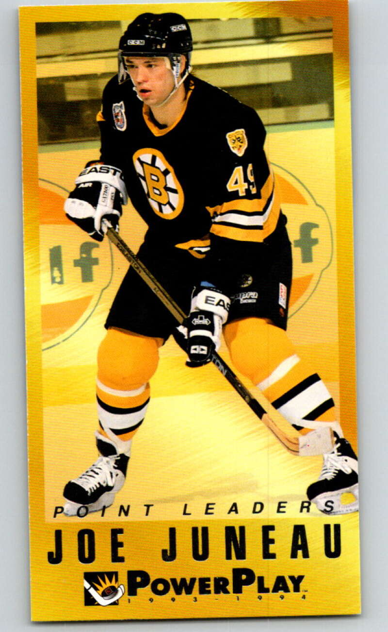 1993-94 PowerPlay Point Leaders #6 Joe Juneau V78268 Image 1