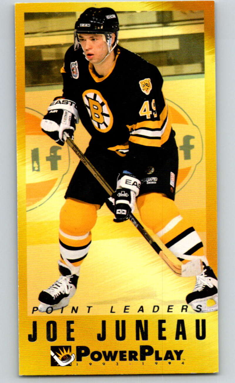 1993-94 PowerPlay Point Leaders #6 Joe Juneau V78269 Image 1