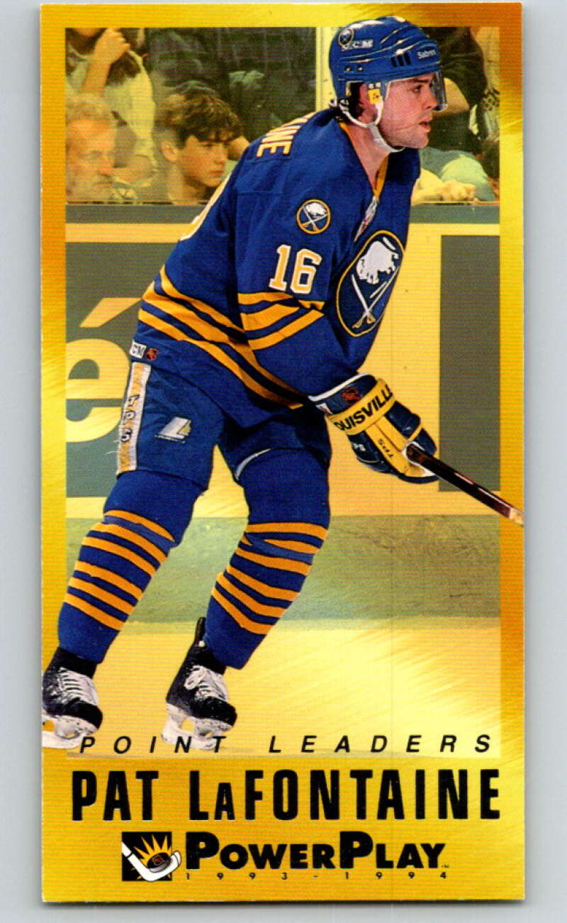 1993-94 PowerPlay Point Leaders #7 Pat LaFontaine V78270 Image 1