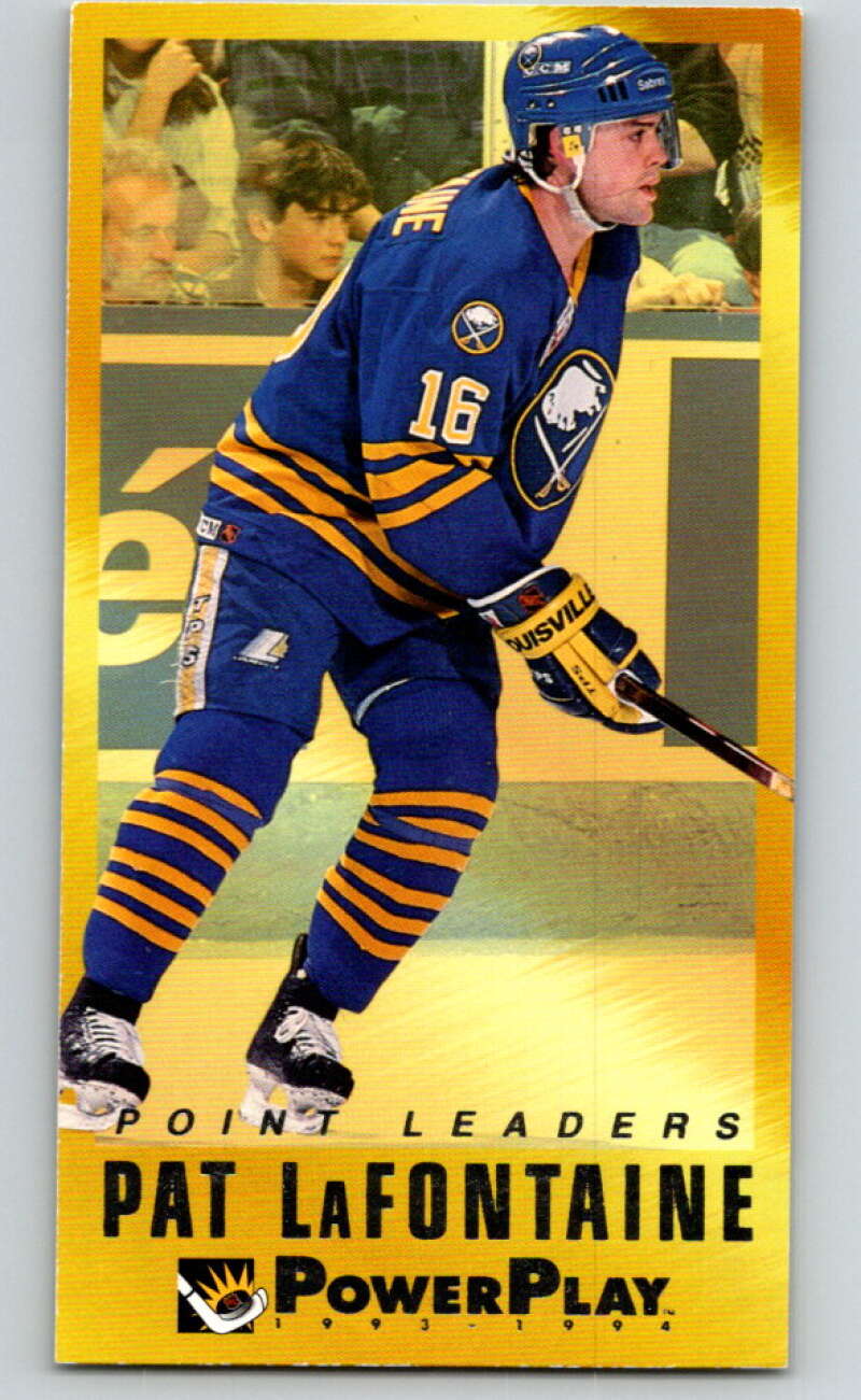 1993-94 PowerPlay Point Leaders #7 Pat LaFontaine V78271 Image 1