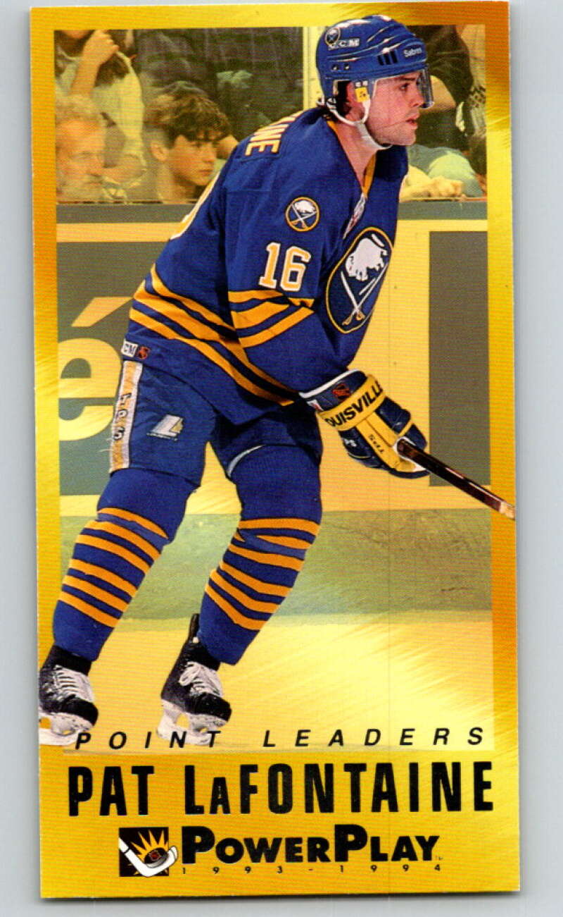 1993-94 PowerPlay Point Leaders #7 Pat LaFontaine V78272 Image 1