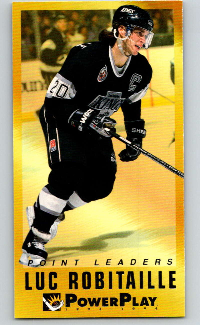 1993-94 PowerPlay Point Leaders #13 Luc Robitaille V78281 Image 1