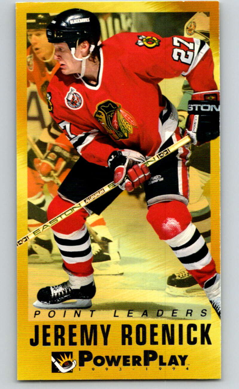 1993-94 PowerPlay Point Leaders #14 Jeremy Roenick V78282 Image 1