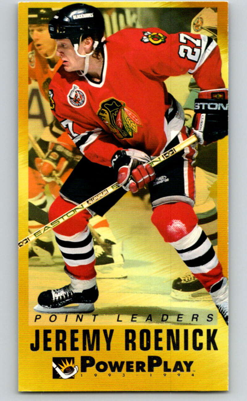 1993-94 PowerPlay Point Leaders #14 Jeremy Roenick V78283 Image 1