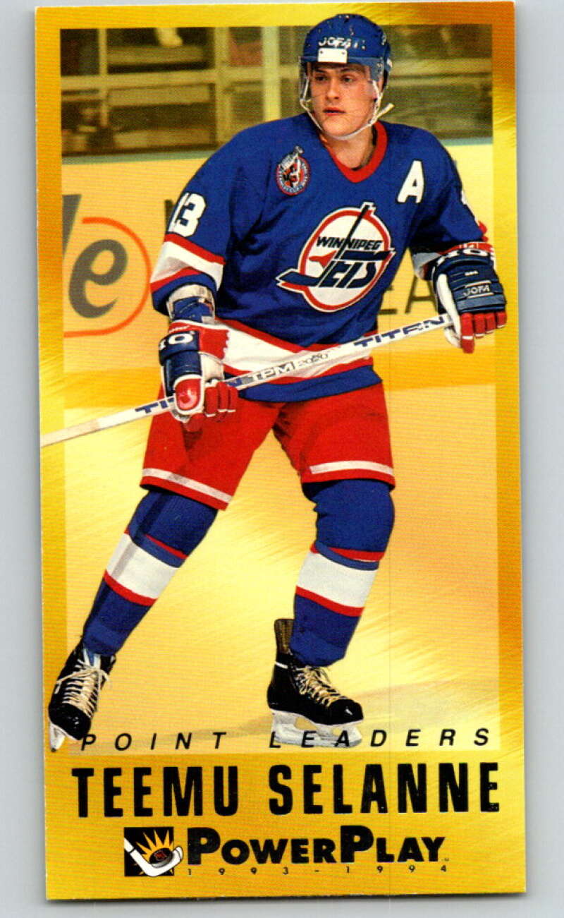 1993-94 PowerPlay Point Leaders #16 Teemu Selanne V78286 Image 1