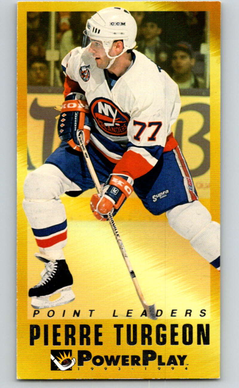 1993-94 PowerPlay Point Leaders #19 Pierre Turgeon V78291 Image 1