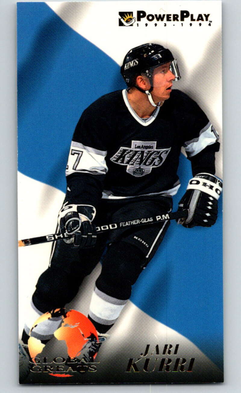 1993-94 PowerPlay Global Greats #4 Jari Kurri V78295 Image 1