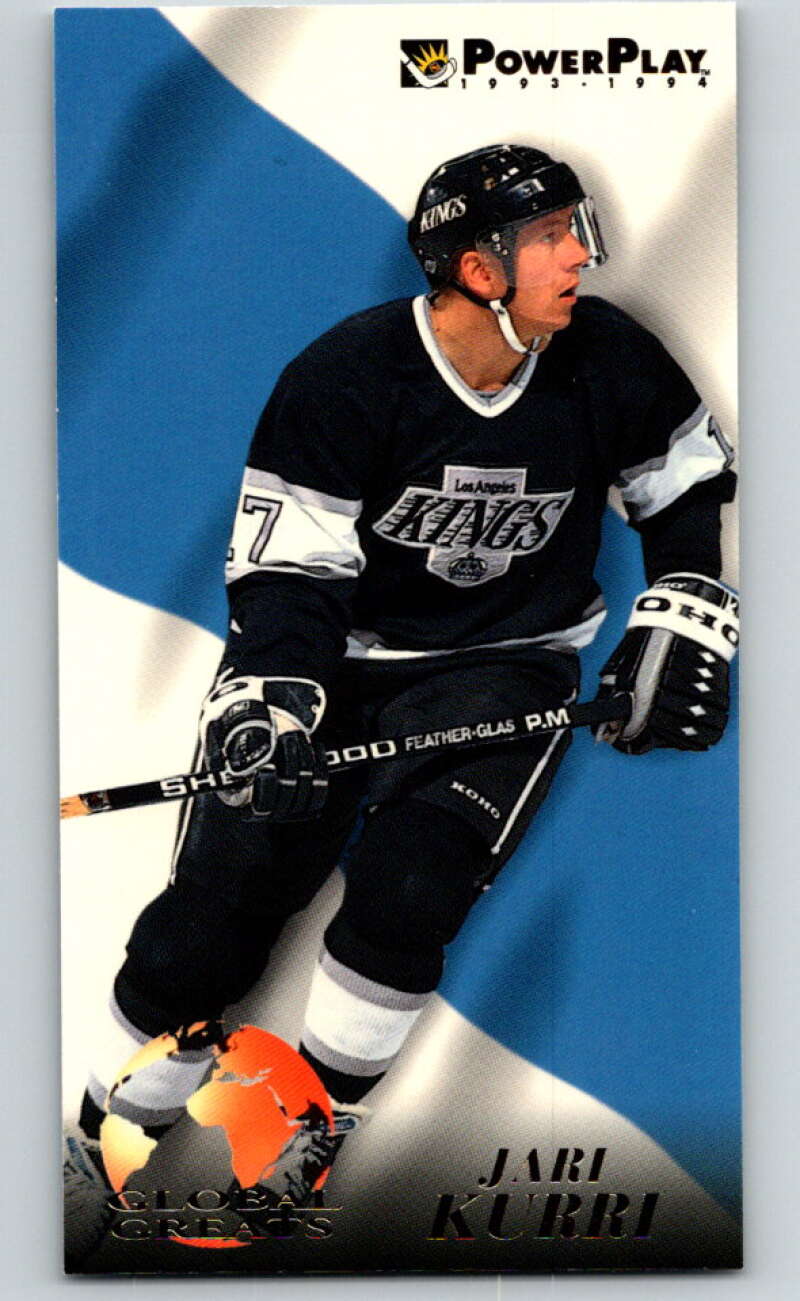 1993-94 PowerPlay Global Greats #4 Jari Kurri V78297 Image 1