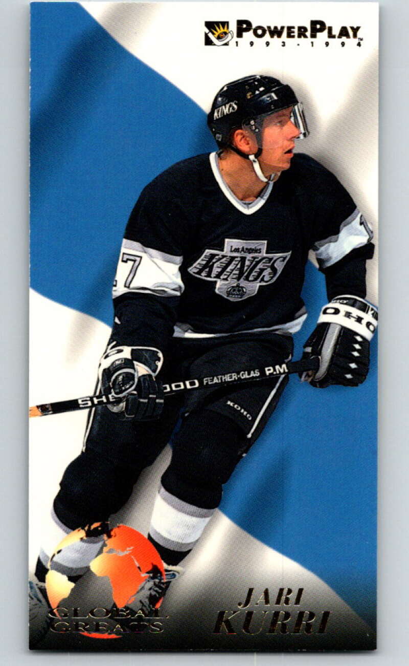 1993-94 PowerPlay Global Greats #4 Jari Kurri V78298 Image 1