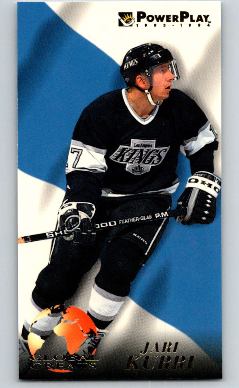 1993-94 PowerPlay Global Greats #4 Jari Kurri V78299 Image 1