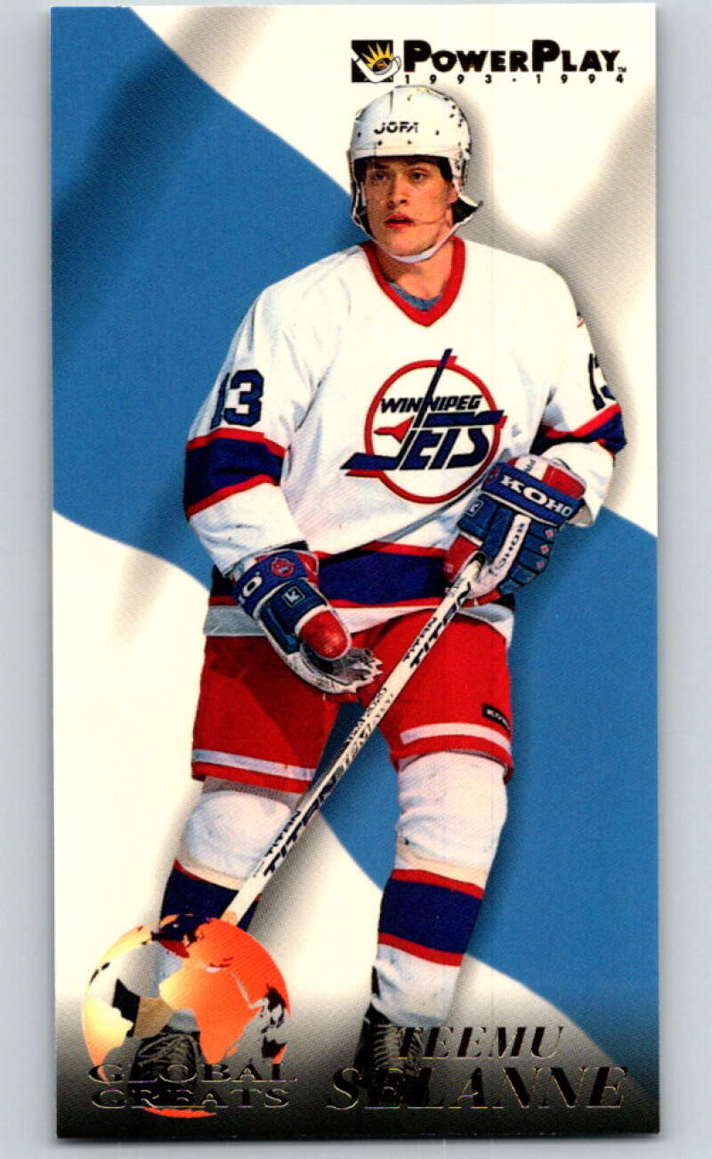 1993-94 PowerPlay Global Greats #7 Teemu Selanne V78303 Image 1