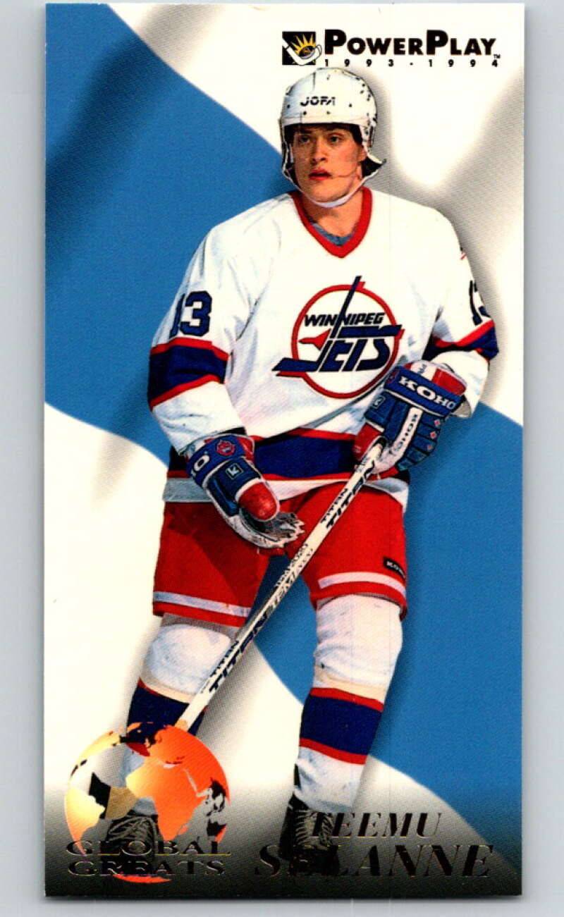 1993-94 PowerPlay Global Greats #7 Teemu Selanne V78304 Image 1