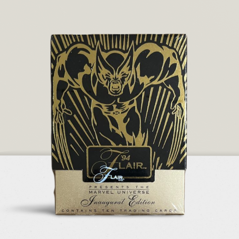 1994 Flair Marvel Universe Sealed Hobby Pack - Inaugural Edition - Wolverine Cover Image 1