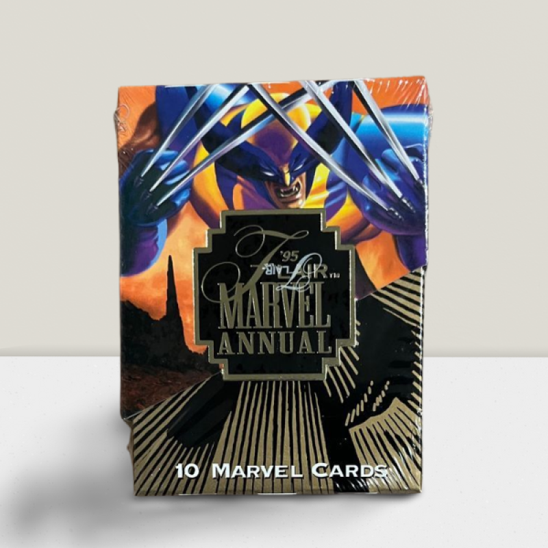 1995 Flair Marvel Annual Sealed Hobby 10 Card Pack - Wolverine Cover Image 1