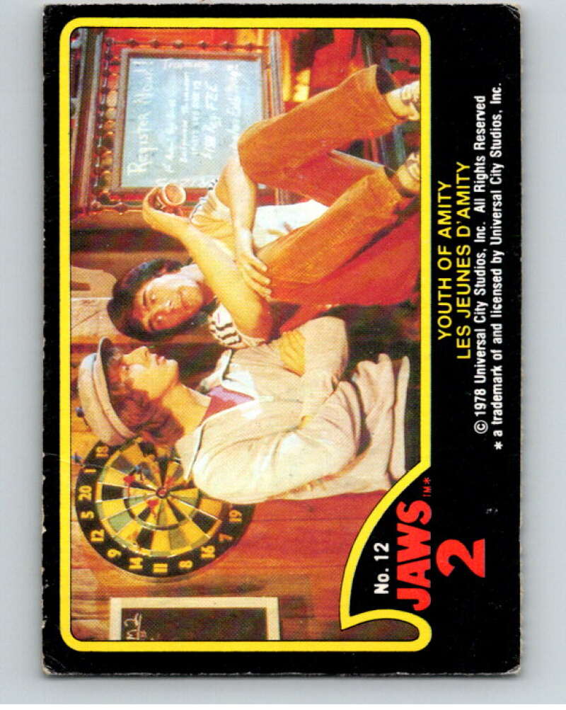 1978 Jaws 2 OPC #12 Youth of Amity/Les Jeunes D'Amity V78356 Image 1