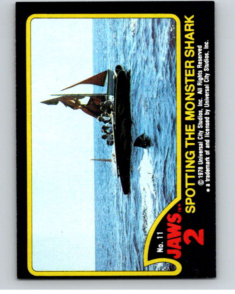 1978 Jaws 2 #11 Spotting the Monster Shark V78432 Image 1